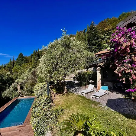 Neu- Ventinove Zauberhaft Renovierte Landhausvilla Mit Traumhaftem 180-seeblick Und Park Gardone Riviera